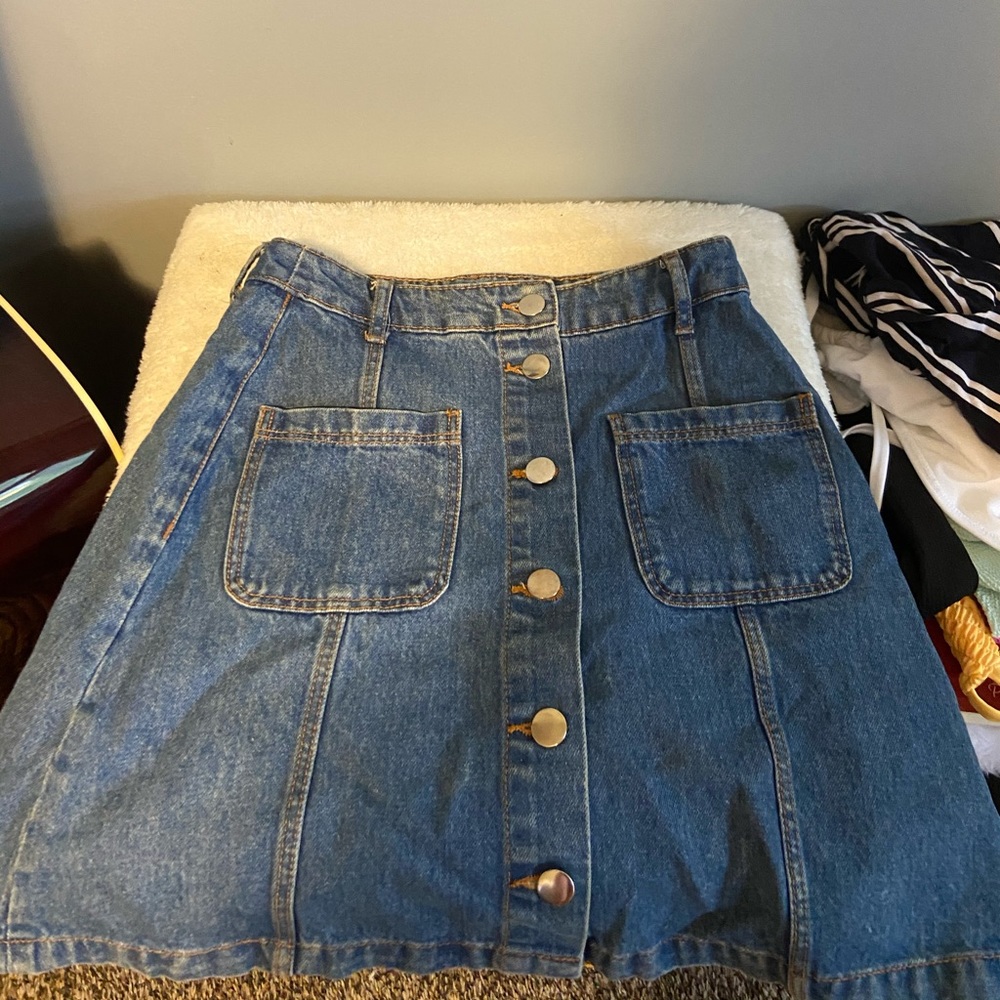 jean skirt
